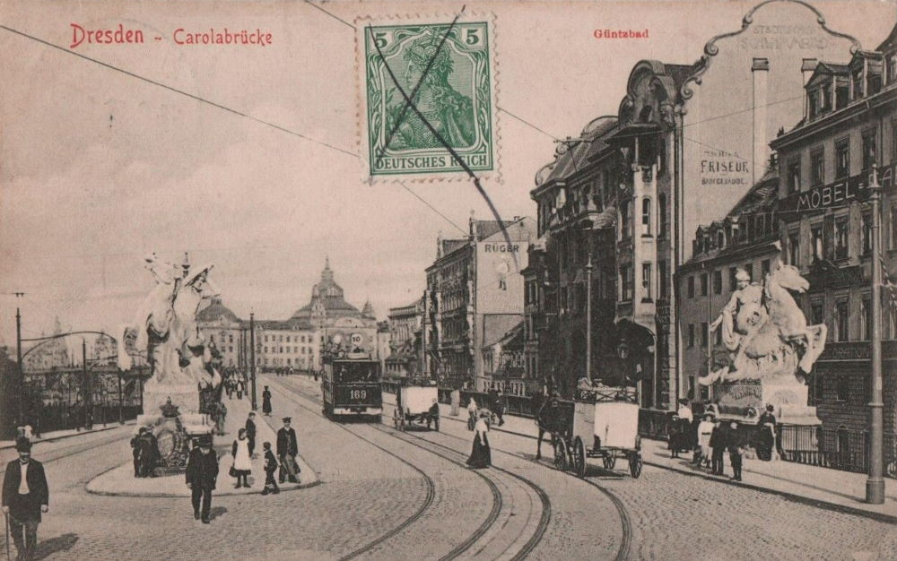 Carolabrücke  Dresden